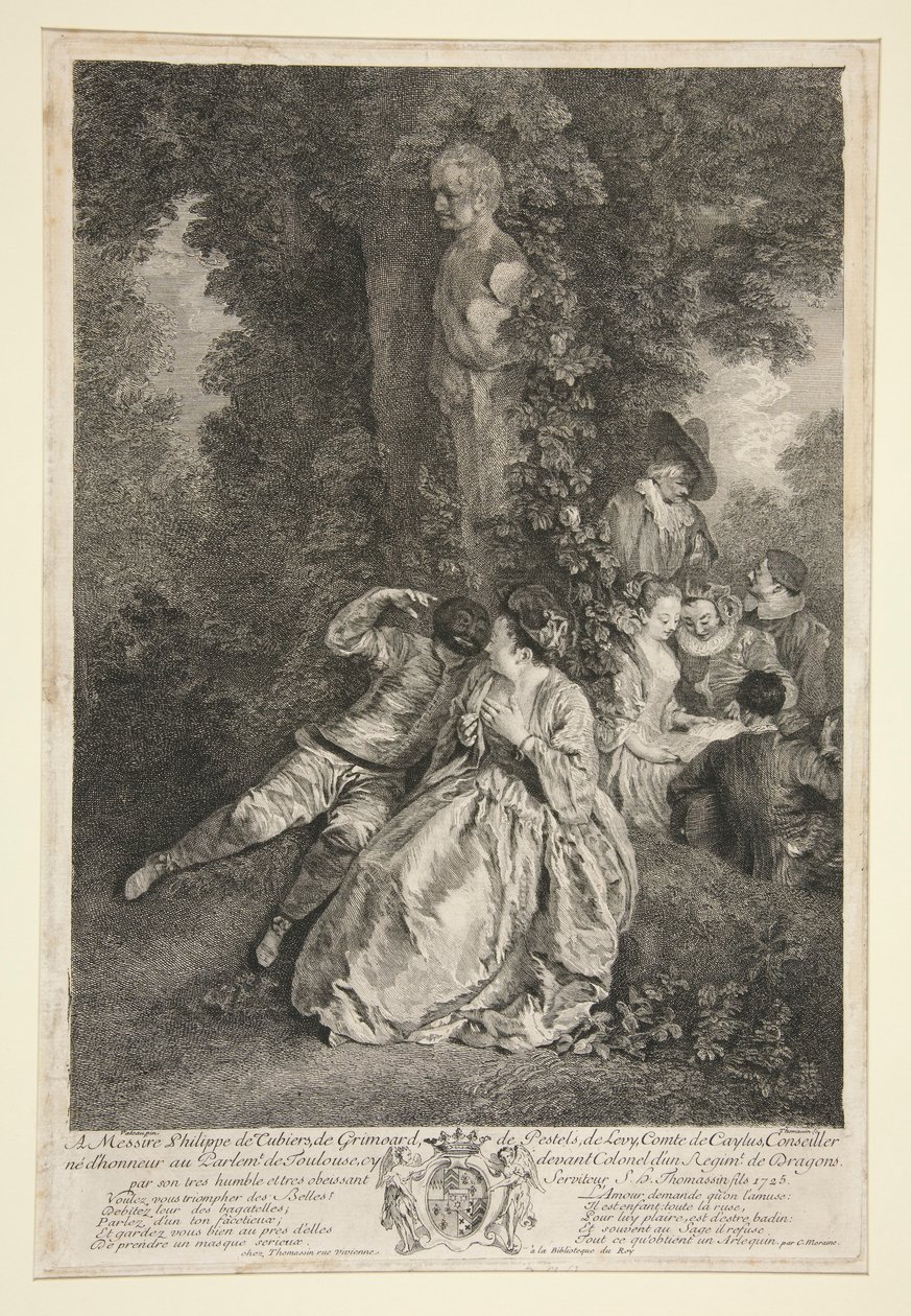 Der galante Harlekin von Simon Thomassin