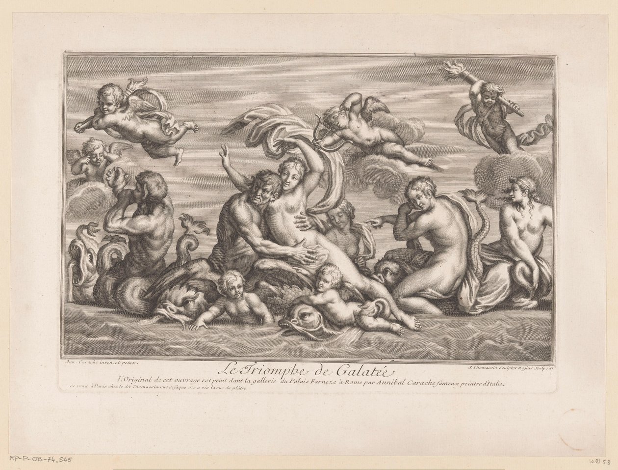 Triumph der Galatea von Simon Thomassin