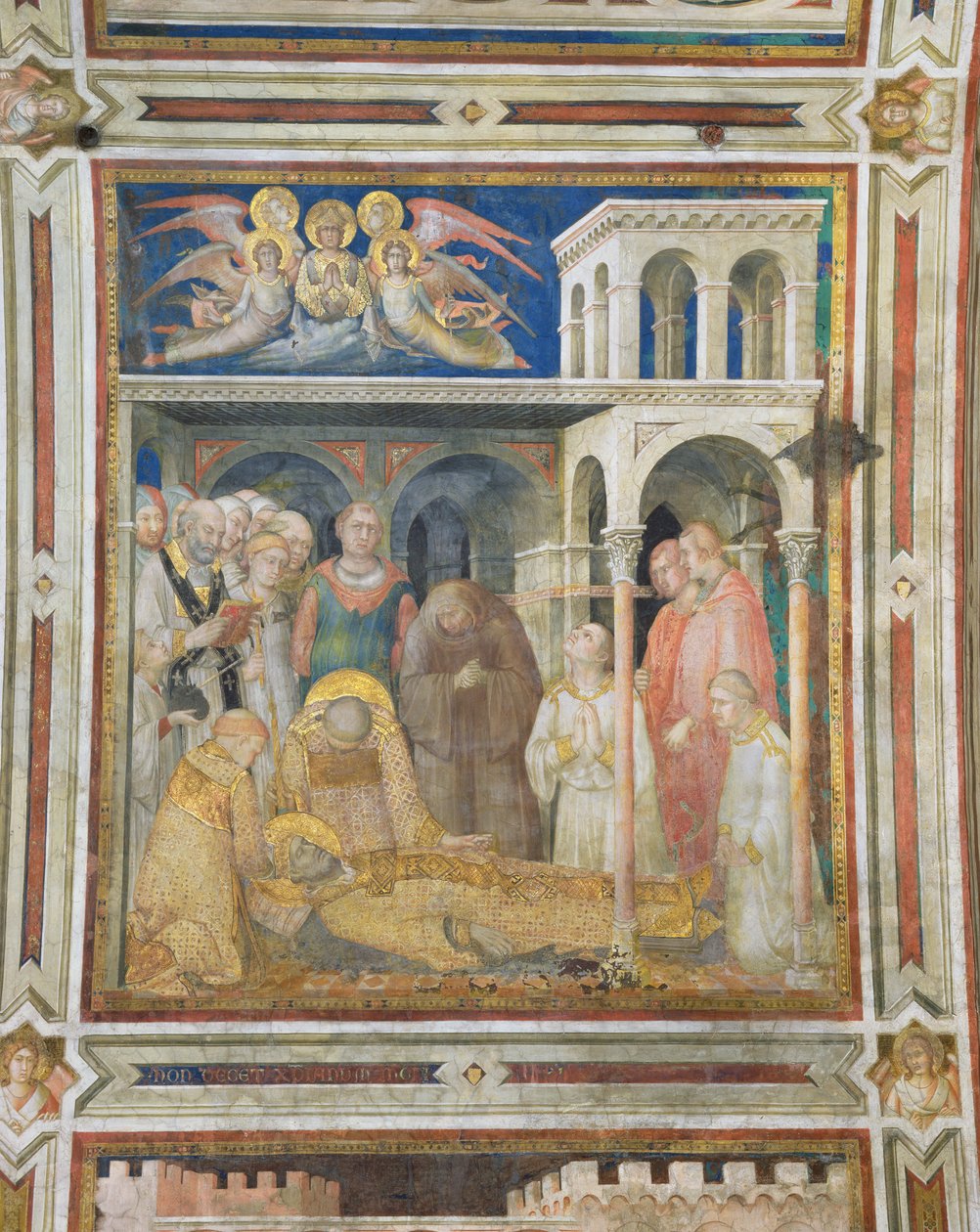 Der Tod des heiligen Martin, aus dem Leben des heiligen Martin, ca. 1322-26 von Simone Martini