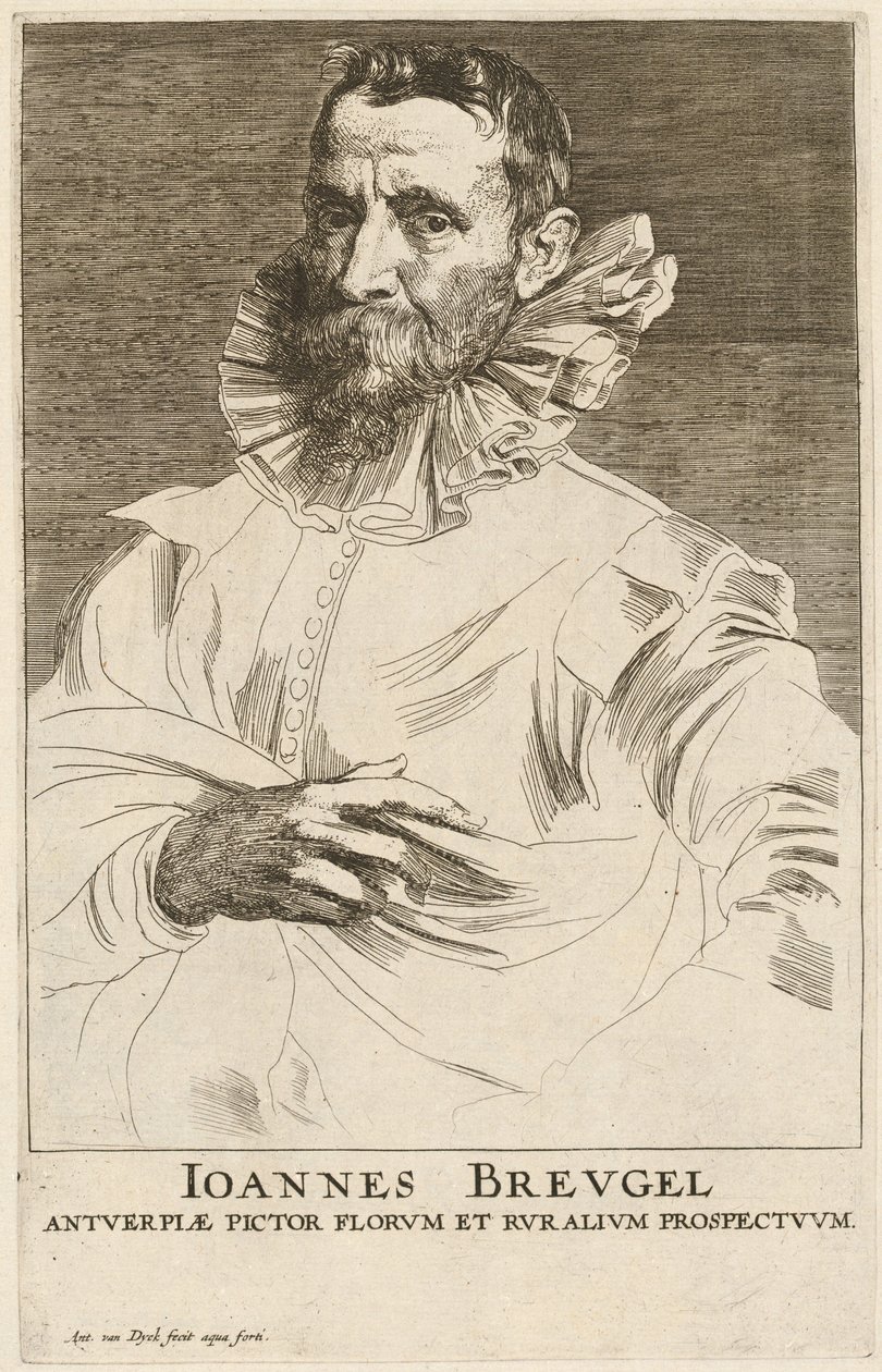 Jan Bruegel der Ältere von Sir Anthony van Dyck