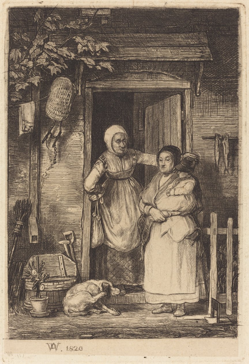 Die Haustür des Landhauses von Sir David Wilkie