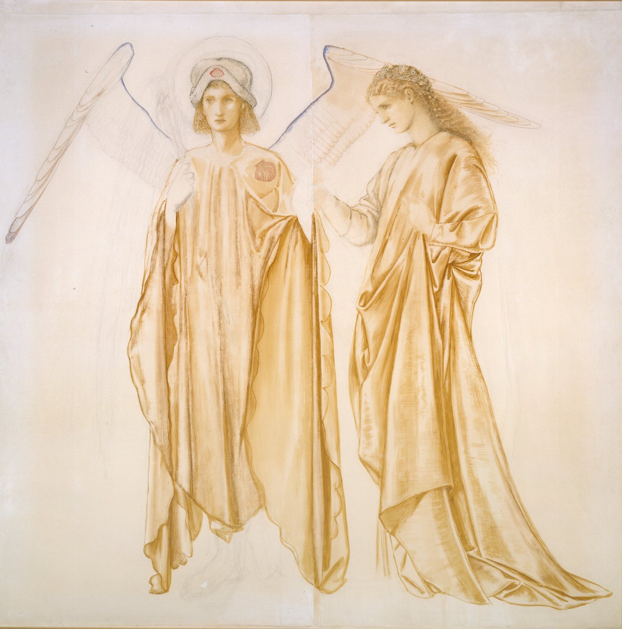 Liebe bringt Alkestis aus dem Grab zurück, 1863 von Sir Edward Coley Burne Jones