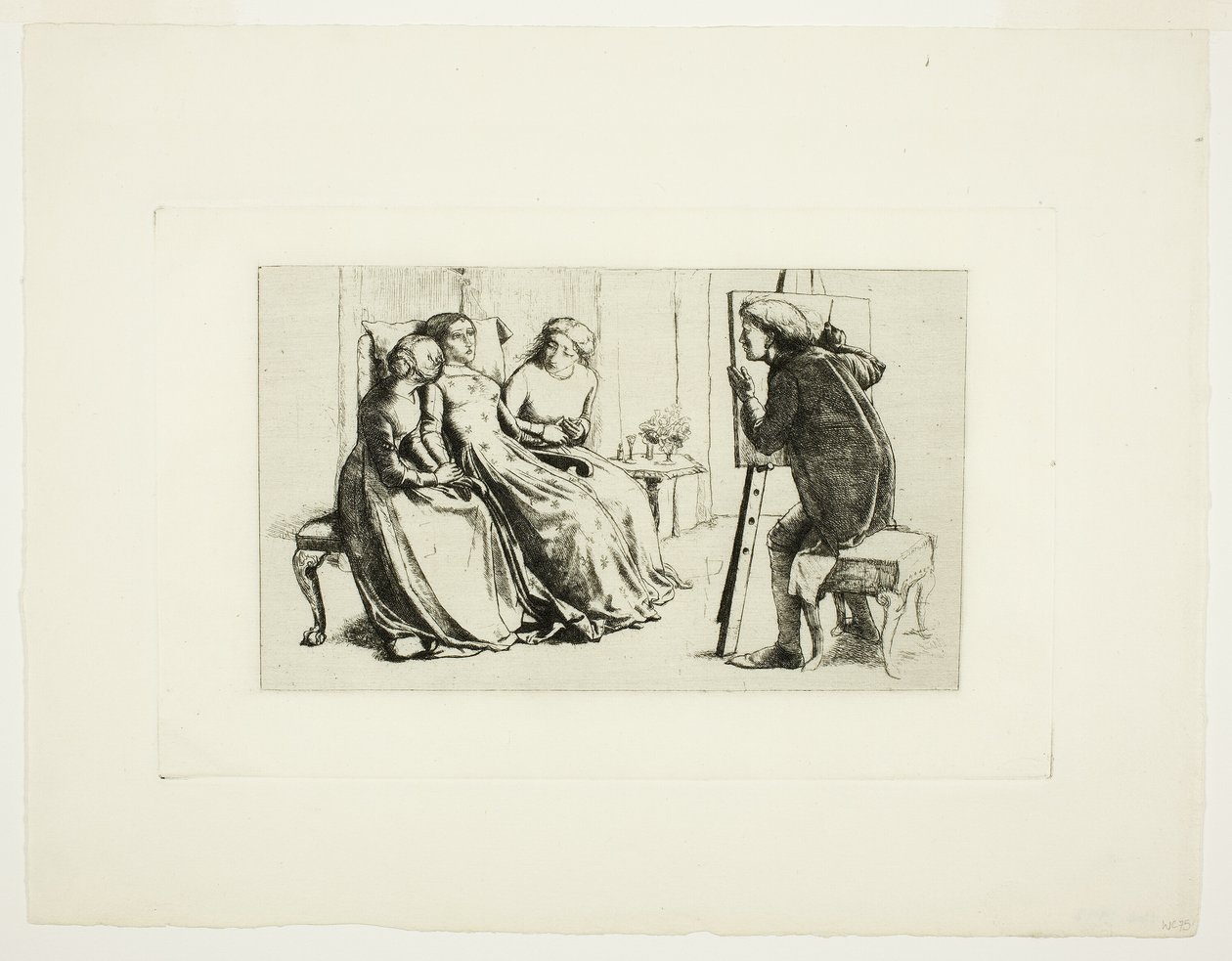 Heilige Agnes der Fürbitte von Sir John Everett Millais