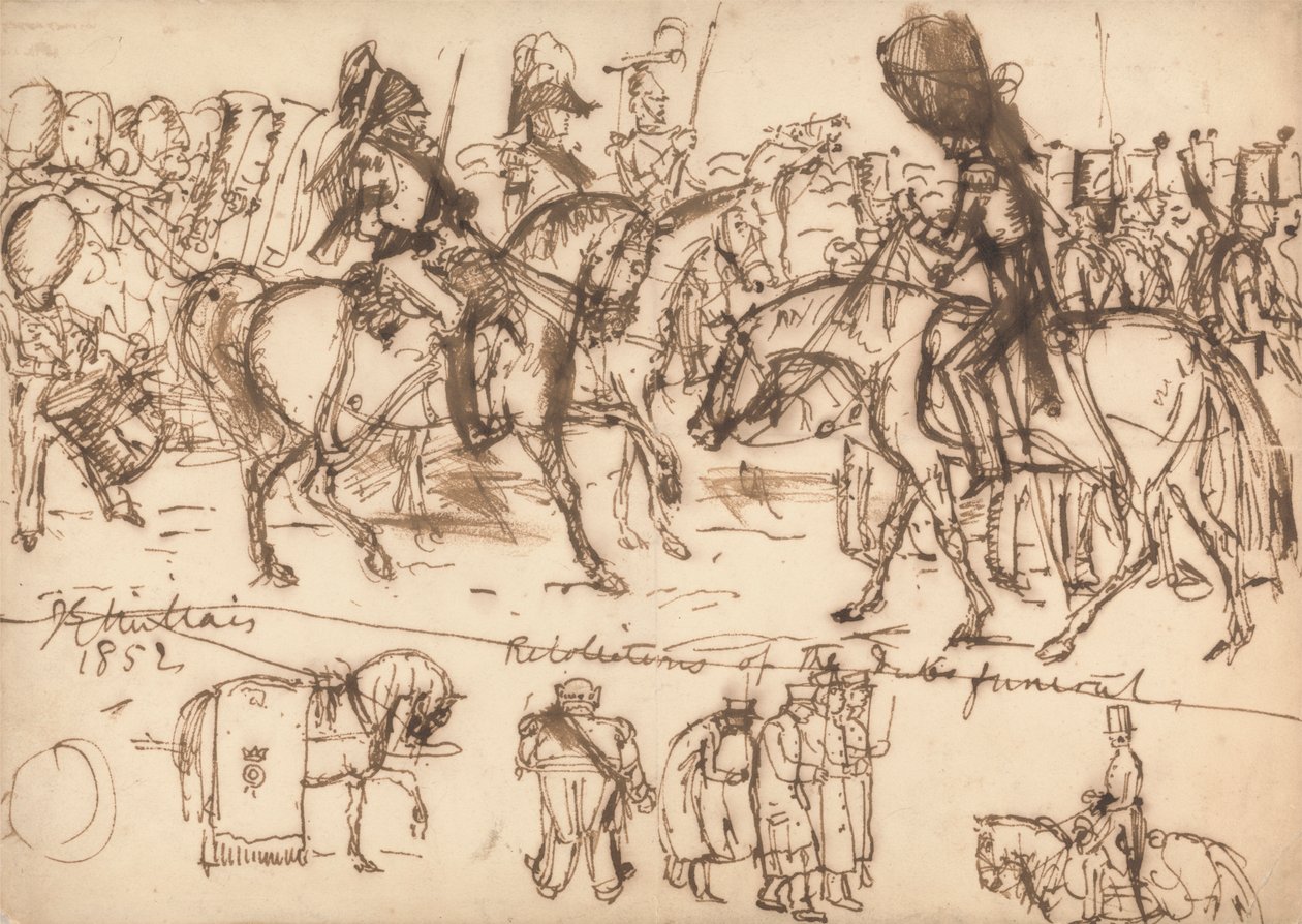 Das Begräbnis des Herzogs von Wellington von Sir John Everett Millais