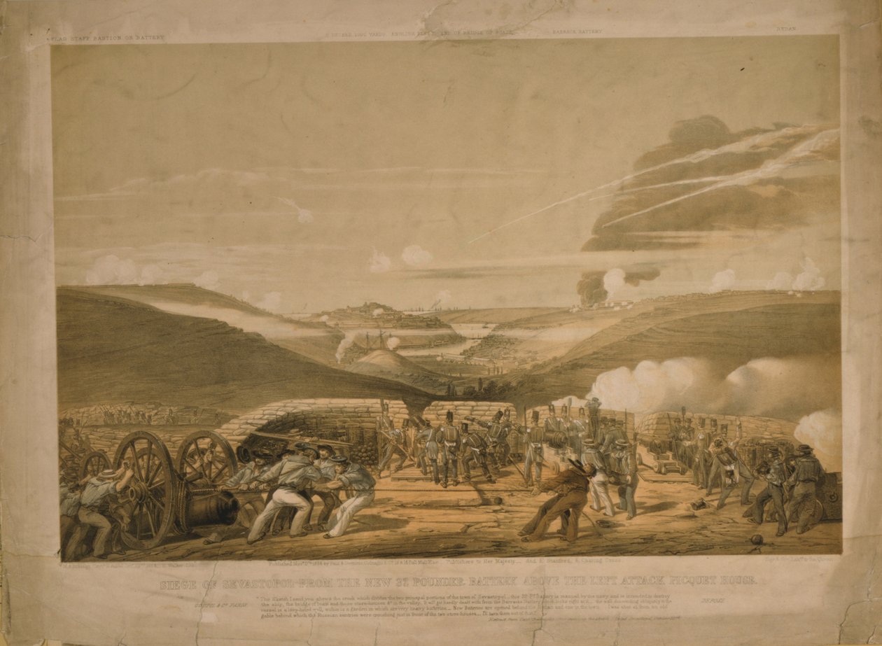 Die Belagerung von Sewastopol von Sir Michael Anthony Shrapnel Biddulph