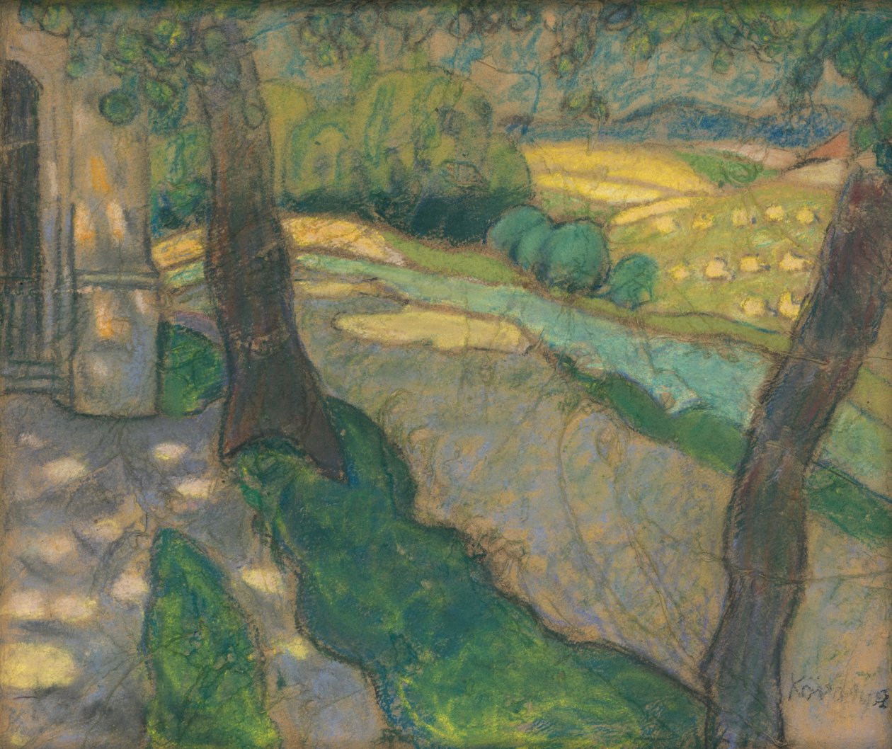 Hügel bei Kosice, 1910-14 von Slovakian School