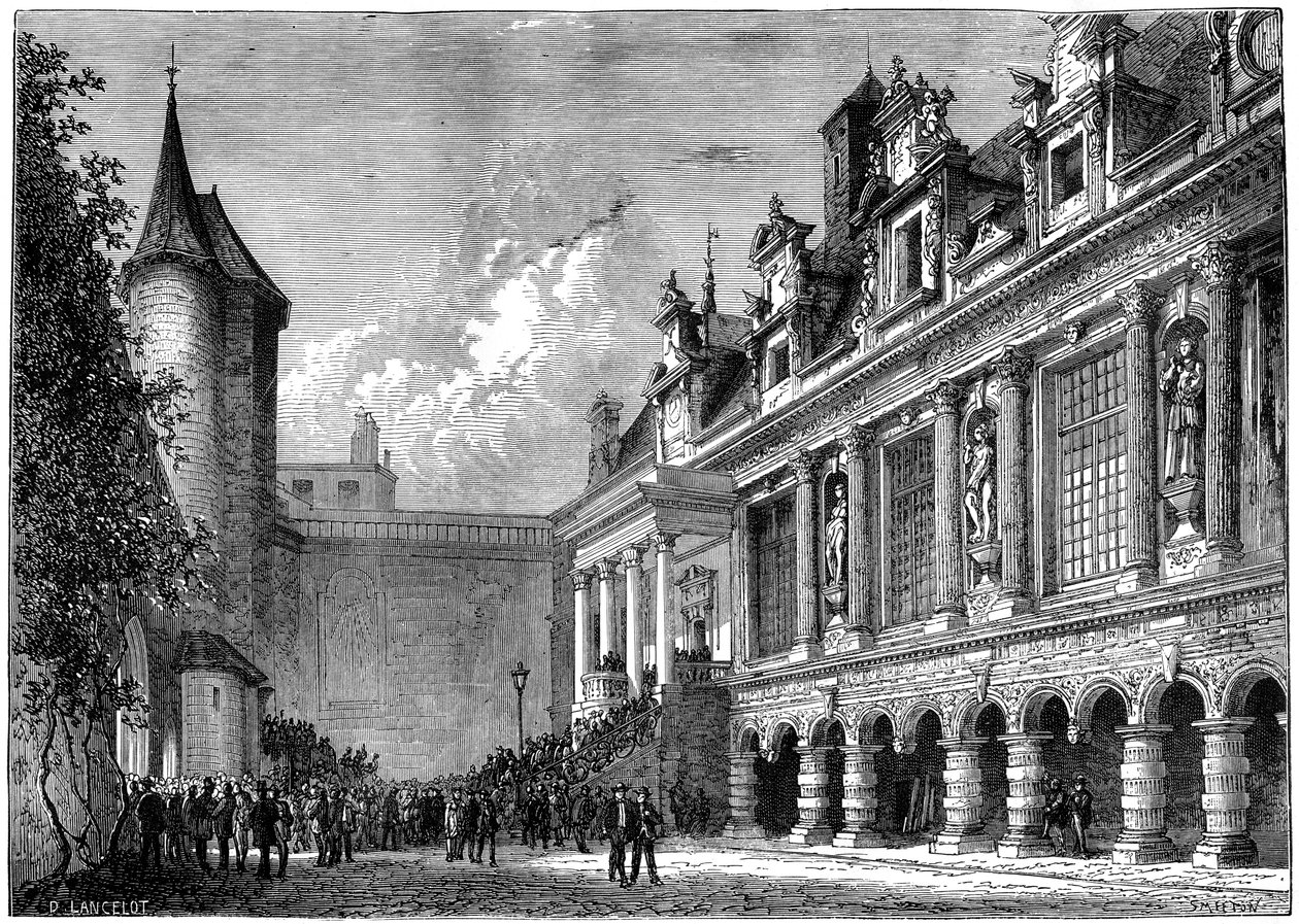 Rathaus in La Rochelle, Frankreich, 1882-1884 von Smeeton