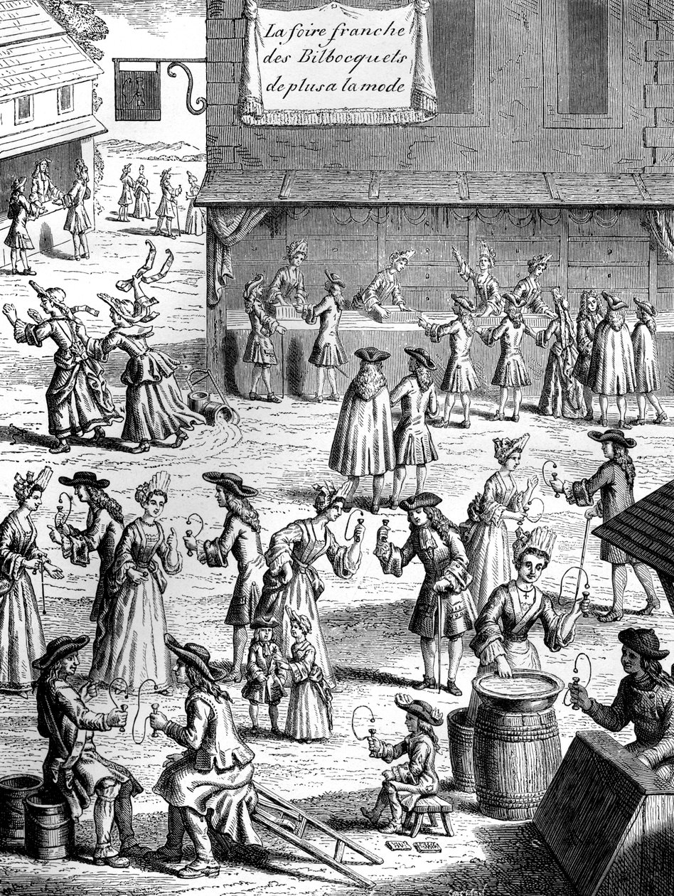 Becher- und Ballmesse, während der Herrschaft von Ludwig XIV., Frankreich, 17. Jahrhundert von Smeeton