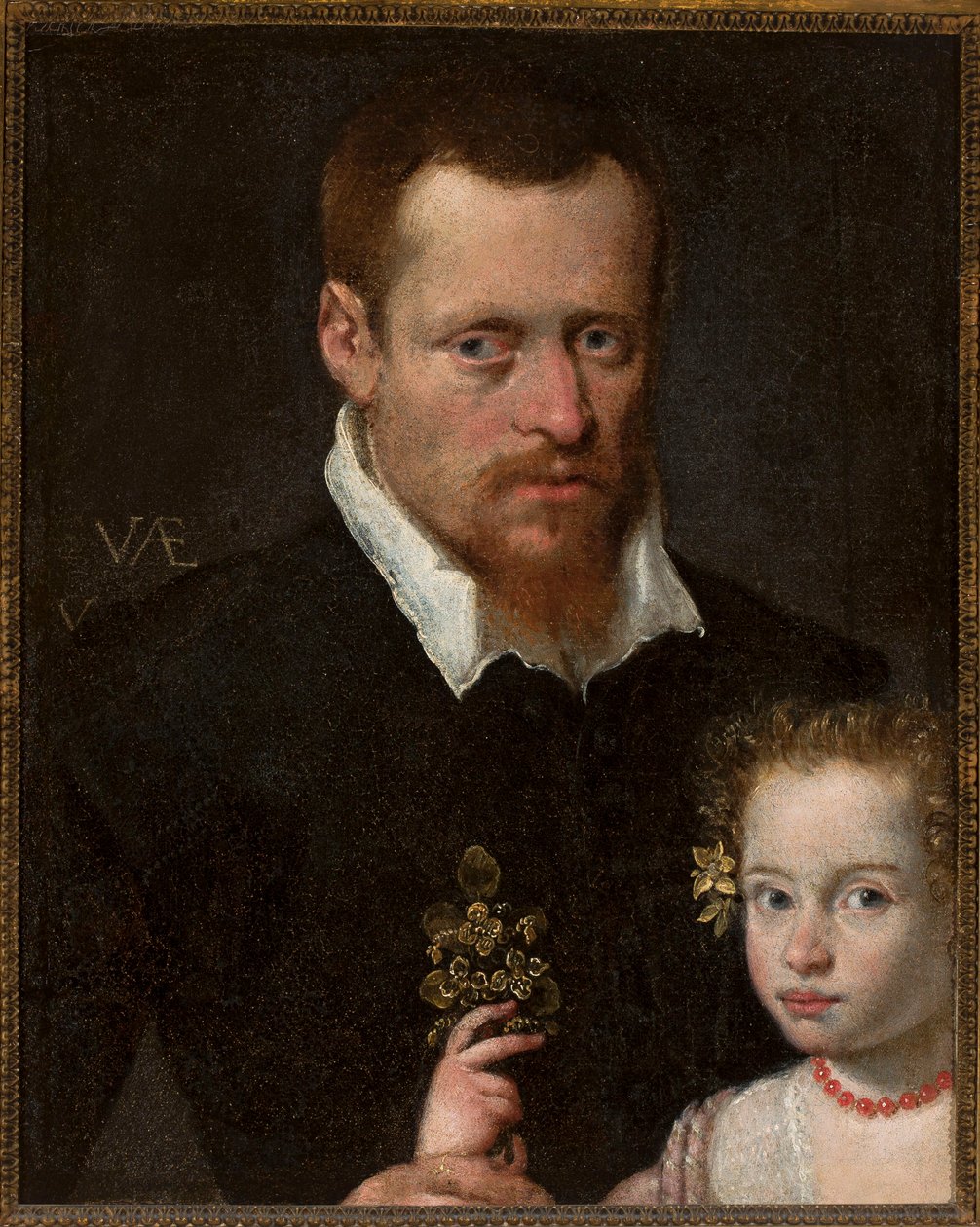 Porträt eines Mannes mit Tochter von Sofonisba Anguissola