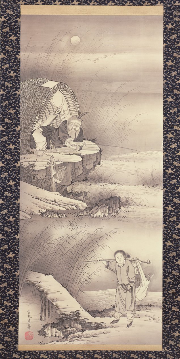Lu Shang (Taigongwang), ca. 1775 von Soga Shohaku