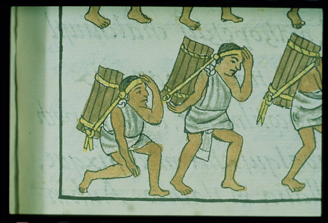 Aztekische Träger, aus dem 