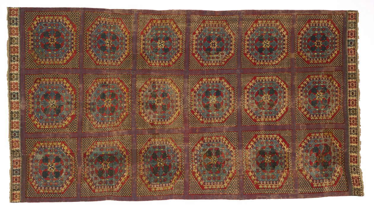 Teppich mit türkischem Muster, ca. 1450-1500 von Spanish School
