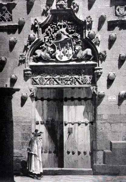 Tür der Casa de las Conchas, Salamanca von Spanish School