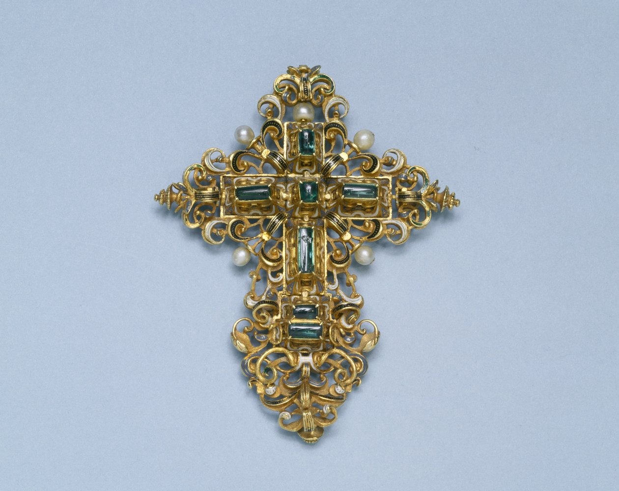 Anhänger eines Kreuzes, 1550-1600 von Spanish School
