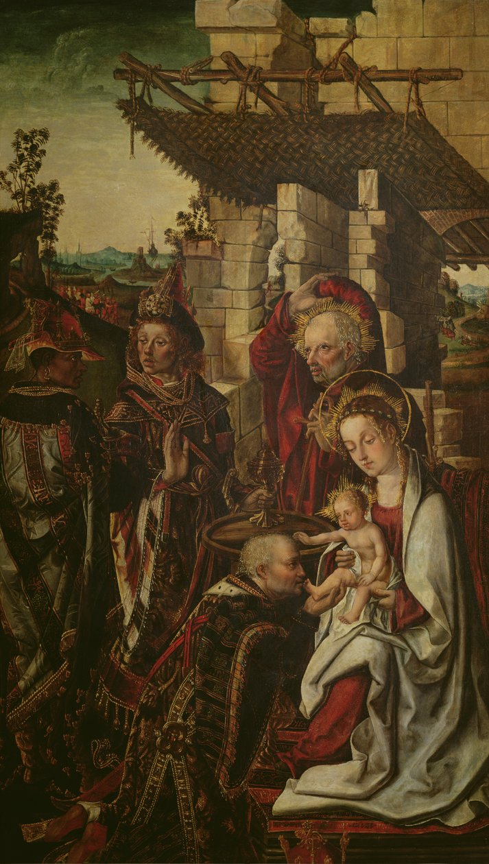 Die Anbetung der Könige von Spanish School