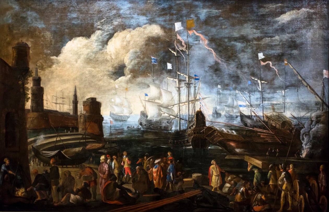 Der Hafen von Oran von Spanish School
