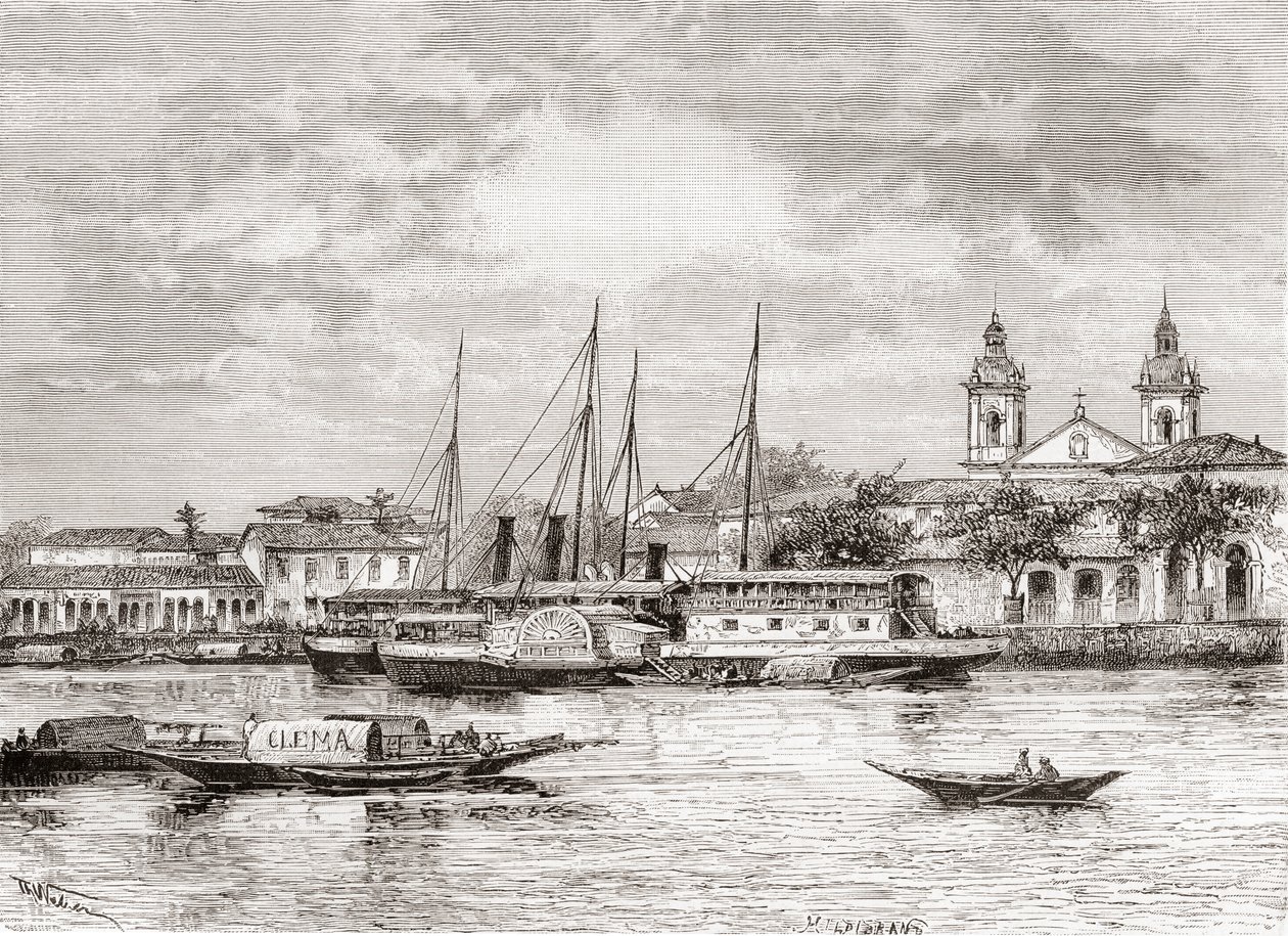 Der Hafen von Manaus, Bundesstaat Amazonas, Nordbrasilien von Spanish School