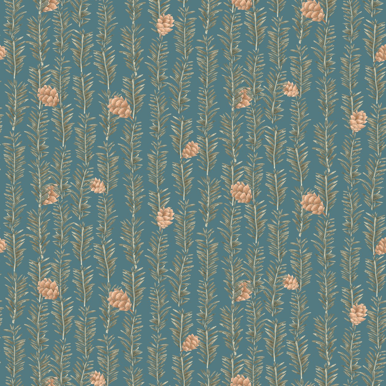 Westliche Hemlocktanne Muster von Stacy Hsu