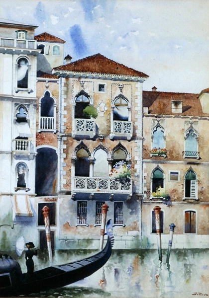 Venezianische Szene von Stanislaw Tondos