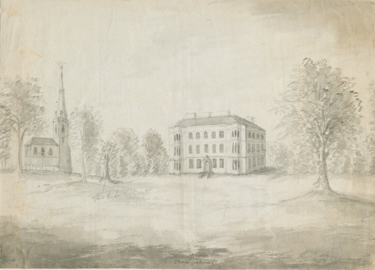 Thorpe Constantine Kirche und Hall von Stebbing Shaw