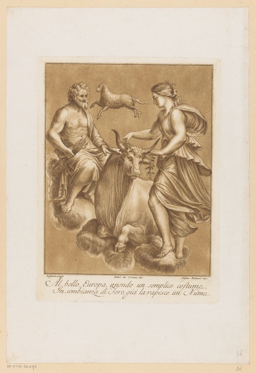 Jupiter und Europa von Stefano Mulinari
