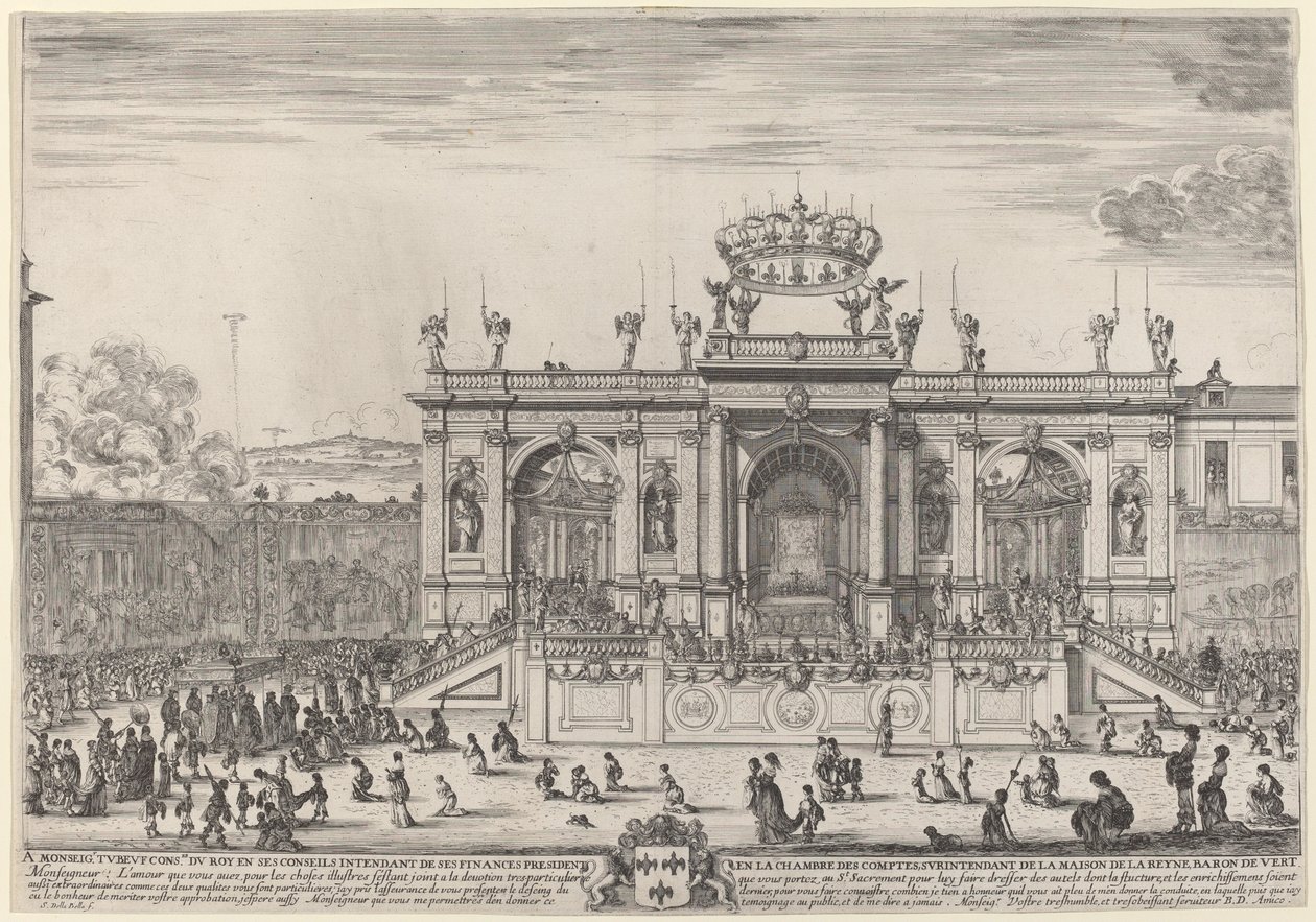Altar für Fronleichnam von Stefano della Bella