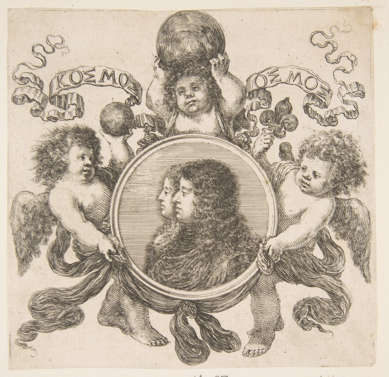 Cosimo de Medici, Prinz der Toskana, und seine Frau, Marguerite Louise d