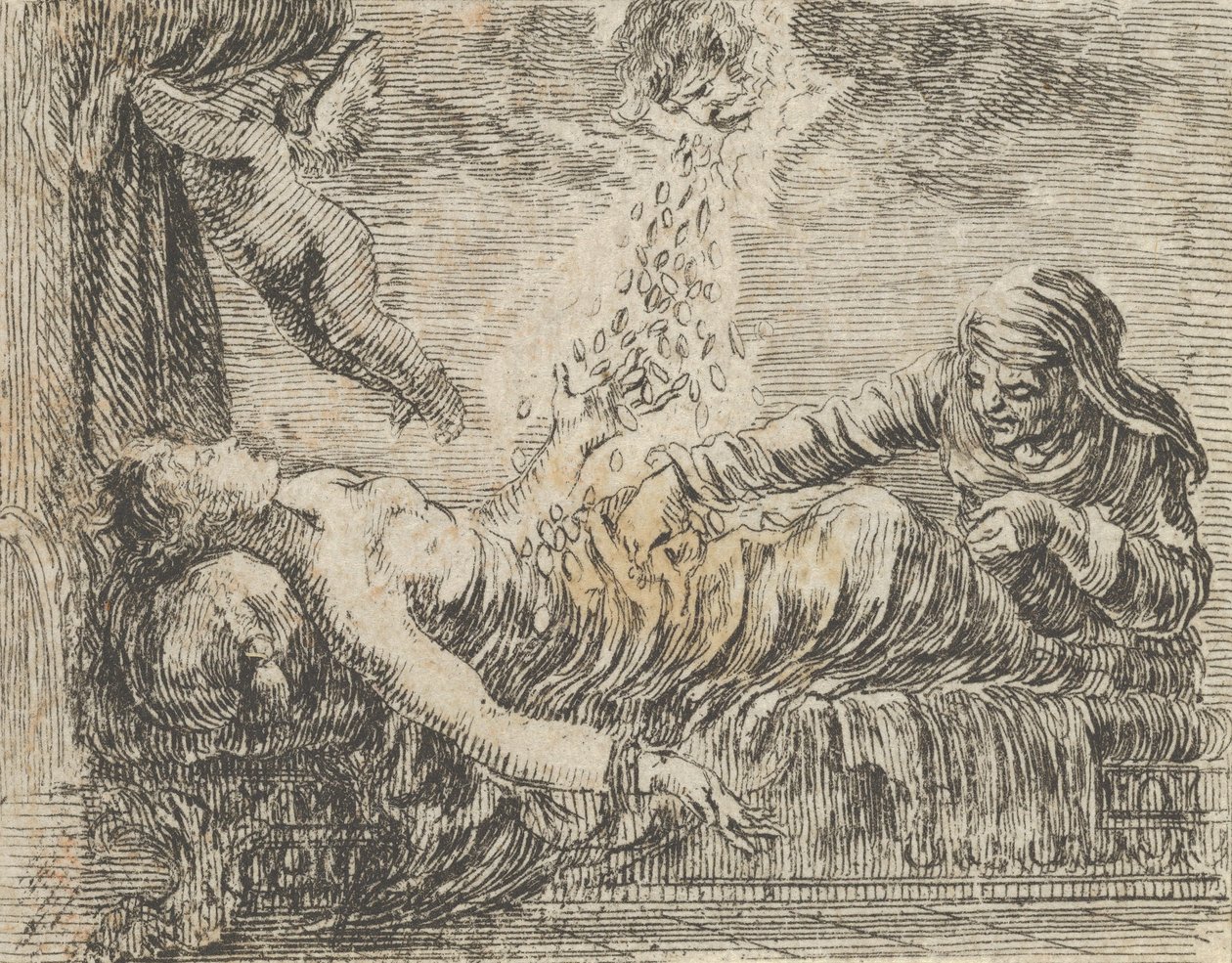 Jupiter und Danaë, aus 