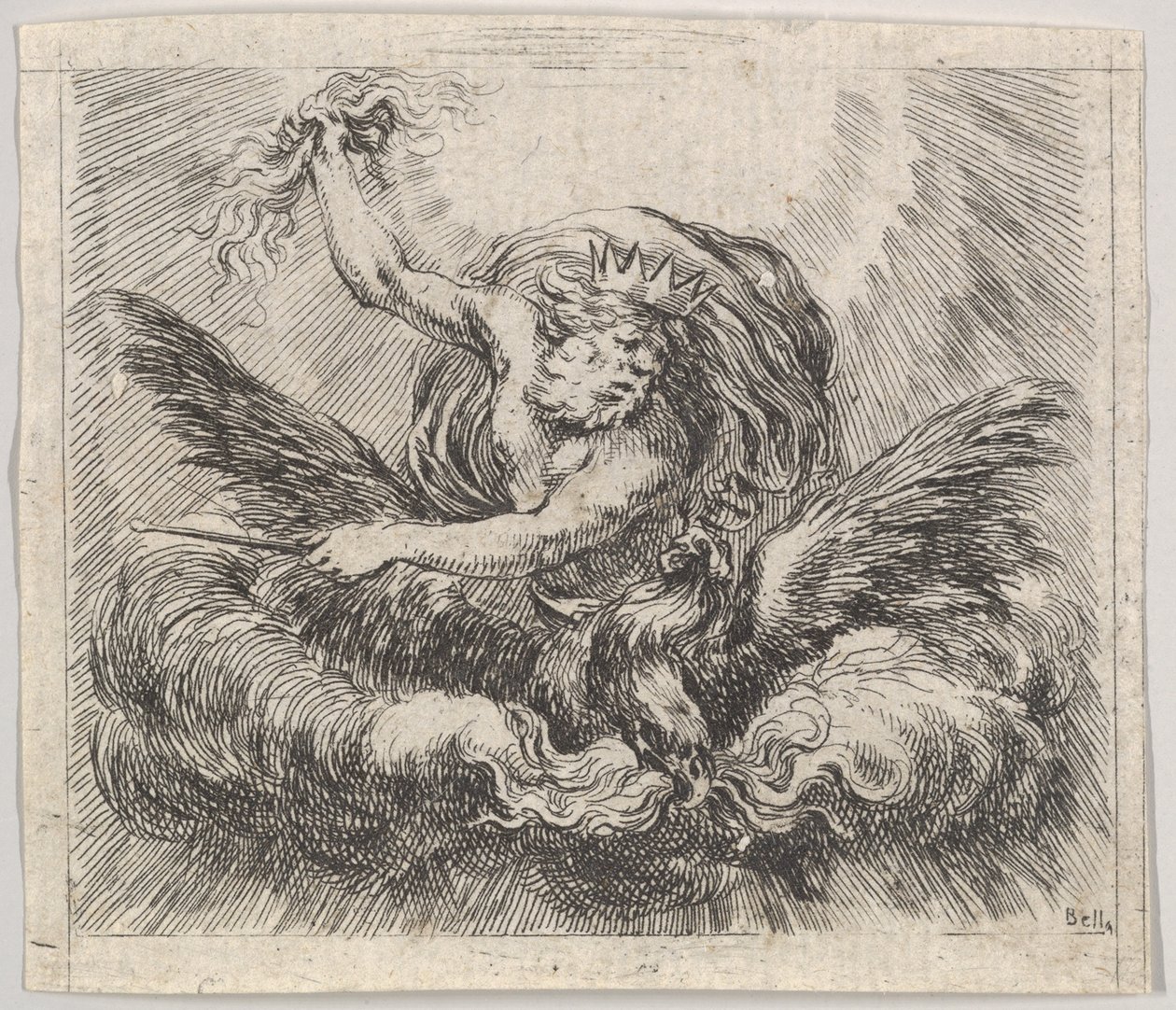 Jupiter, aus Spiel der Mythologie von Stefano della Bella
