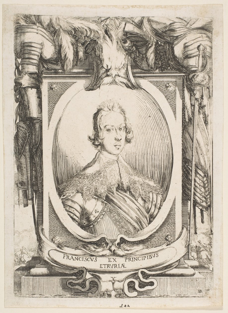 Porträt von Francesco de Medici, 1634 von Stefano della Bella