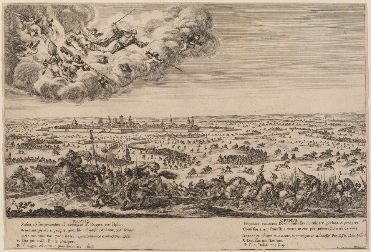 Heiliger Prosper, möglicherweise 1652 von Stefano della Bella