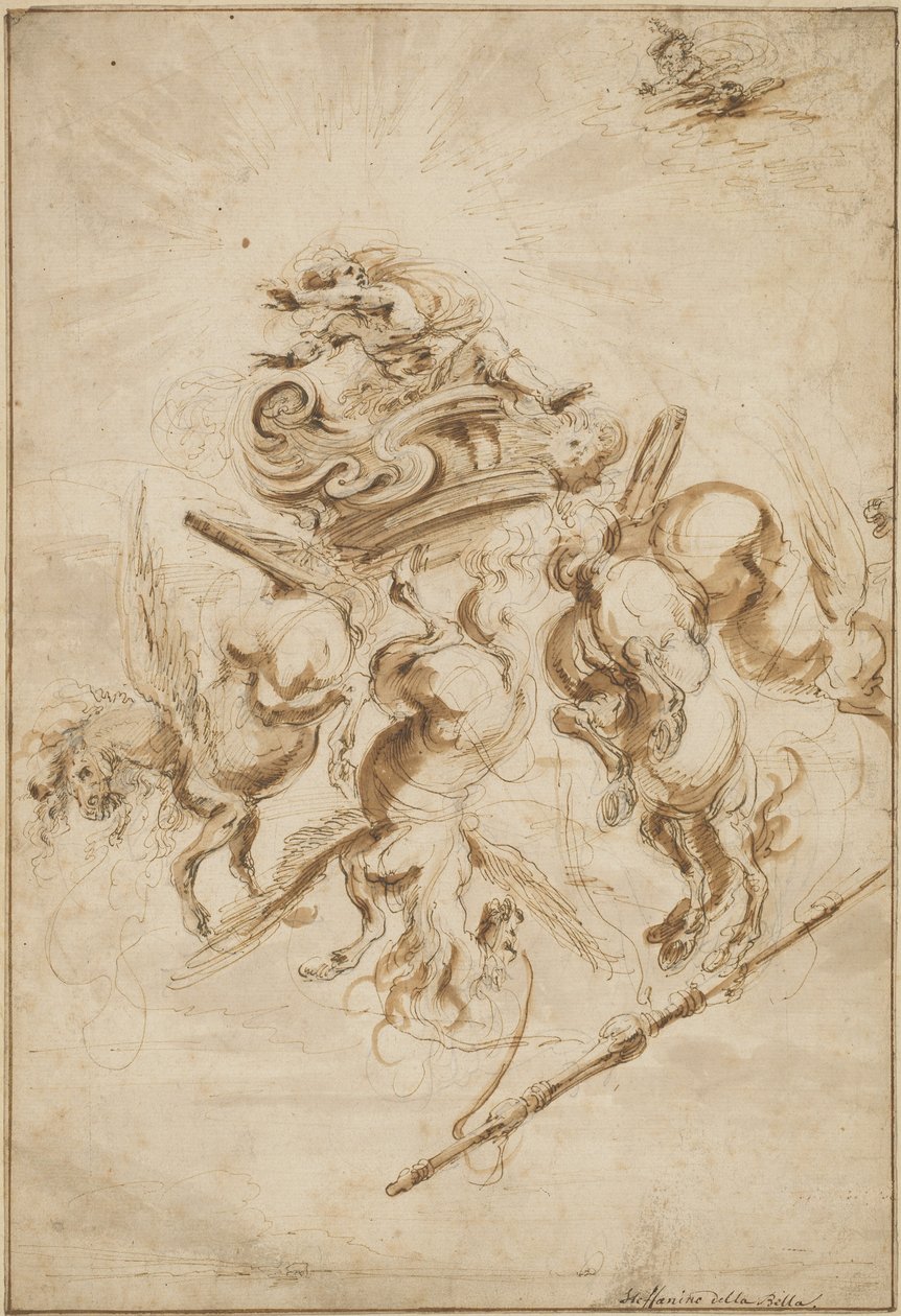 Der Sturz des Phaeton, ca. 1655 von Stefano della Bella