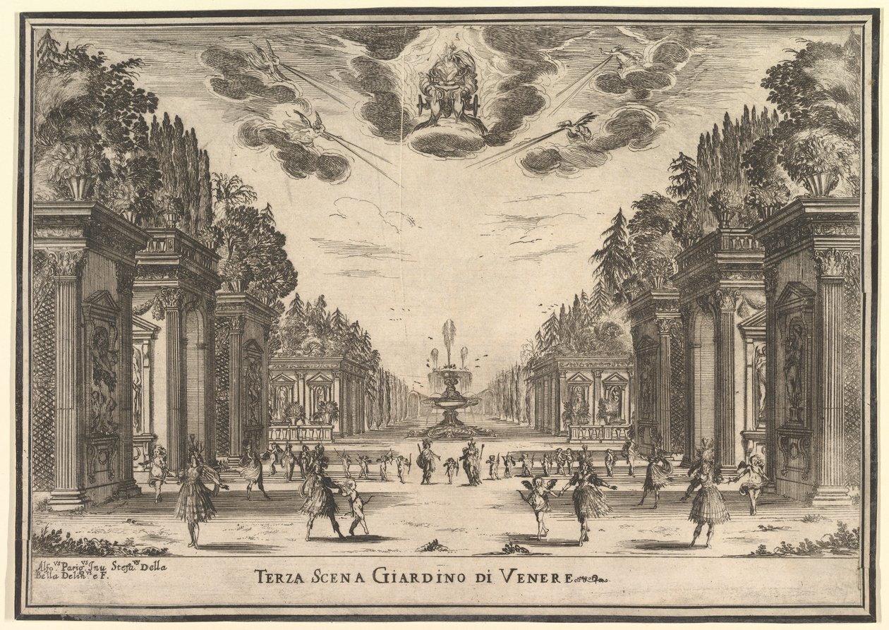 Dritte Szene, der Garten der Venus, aus 