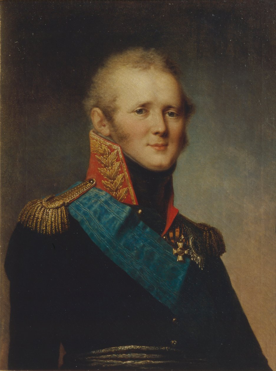 Porträt von Kaiser Alexander I. von Stepan Semenovich Shchukin
