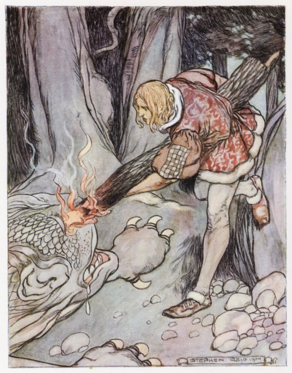 Illustration für Siegfried den Drachentöter von Stephen Reid
