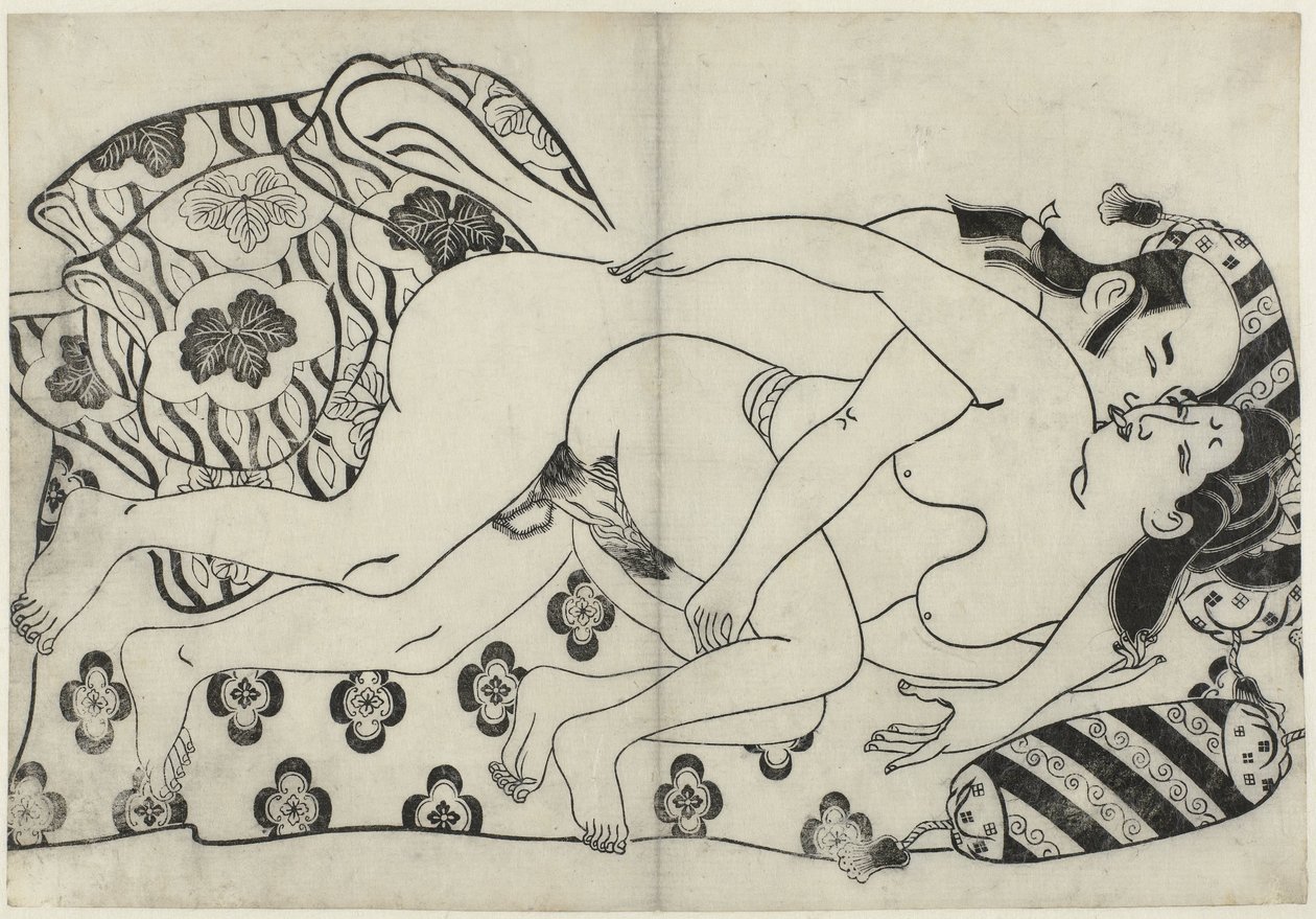 Erotische Darstellung von Sugimura Jihei (attributed to)