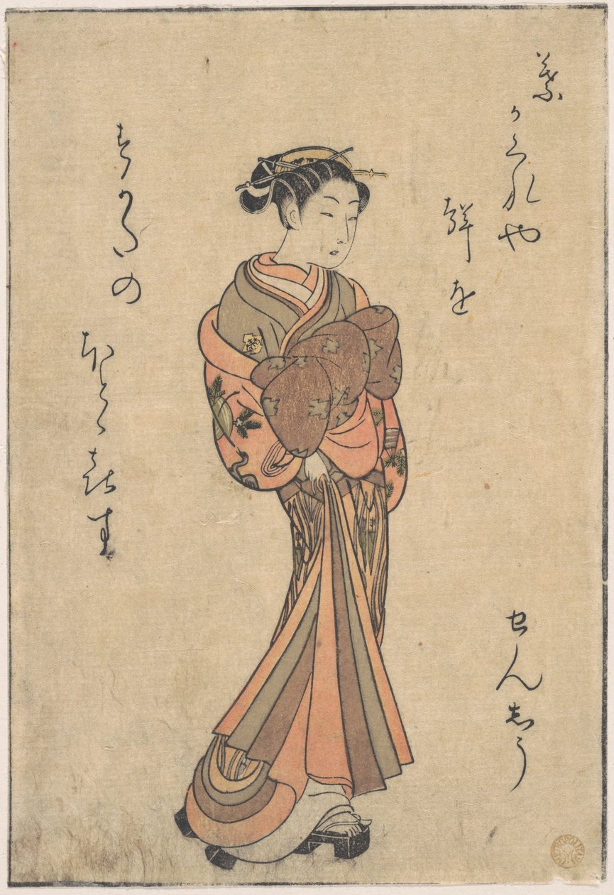 Die Kurtisanen, aus der Serie „Seiro Bijin Awase Carver End Shigoro“ (sic.) von Suzuki Harunobu