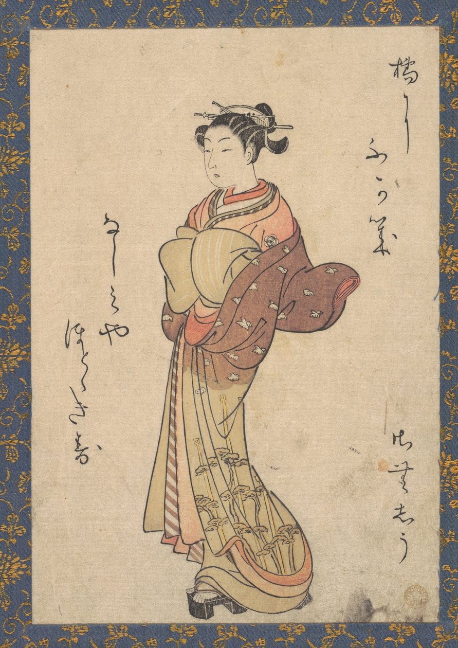 Die Kurtisanen, aus der Serie „Seiro Bijin Awase Carver End Shigoro“ (sic) von Suzuki Harunobu