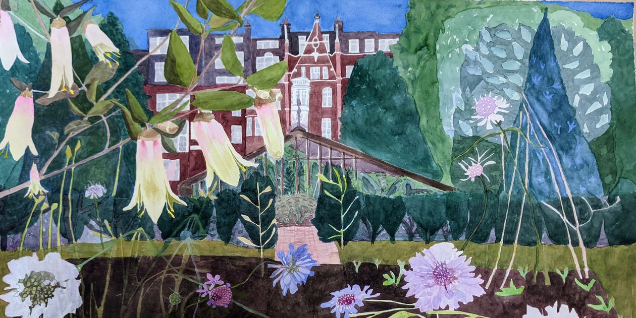 Ein magischer Garten, 2021 von Suzy Fasht