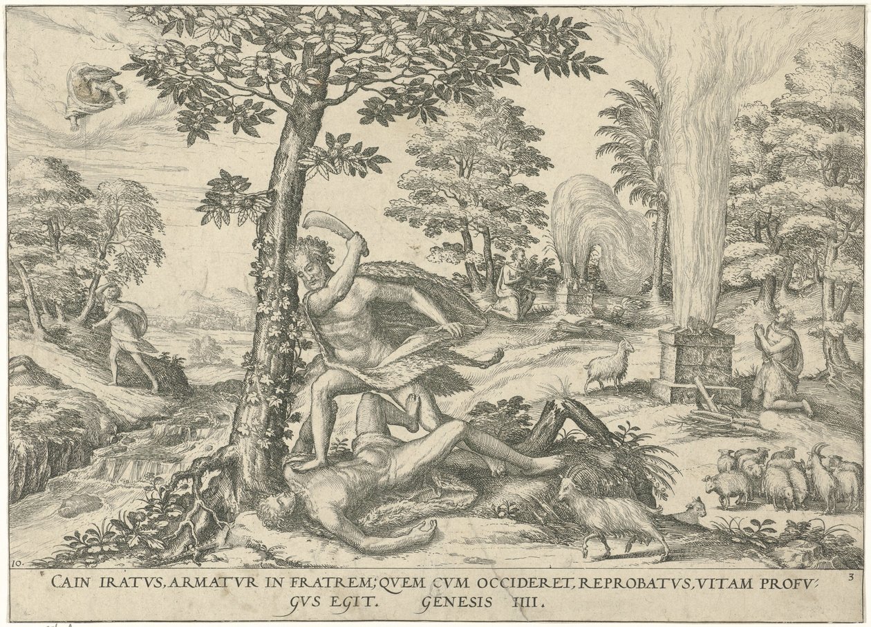 Kain und Abel von Symon Novelanus (attributed to)