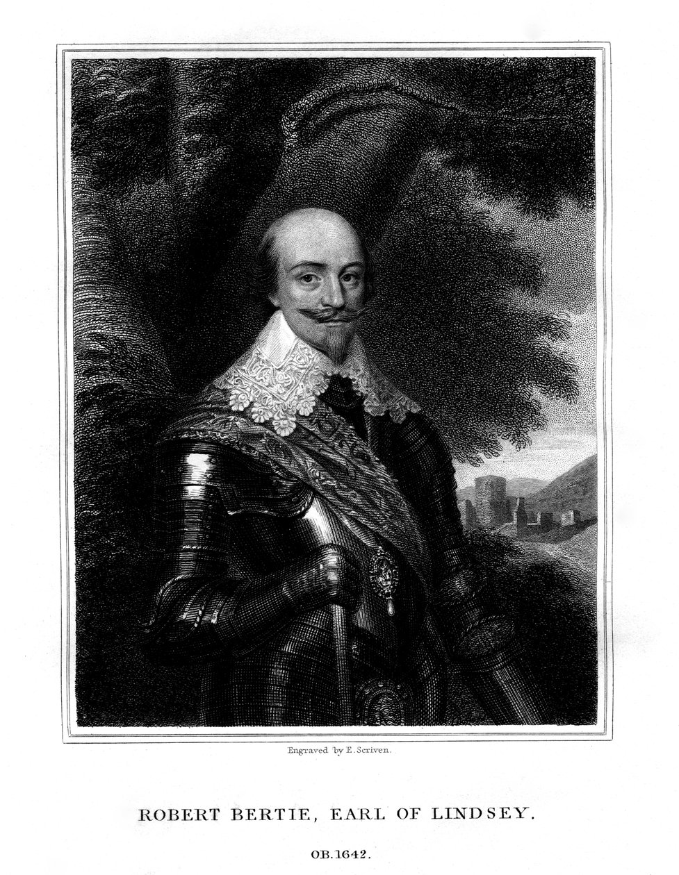 Robert Bertie, 1. Earl of Lindsey, 1827 von T. A. Dean