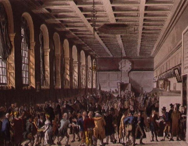 Zollhaus, der lange Raum aus Ackermanns 
