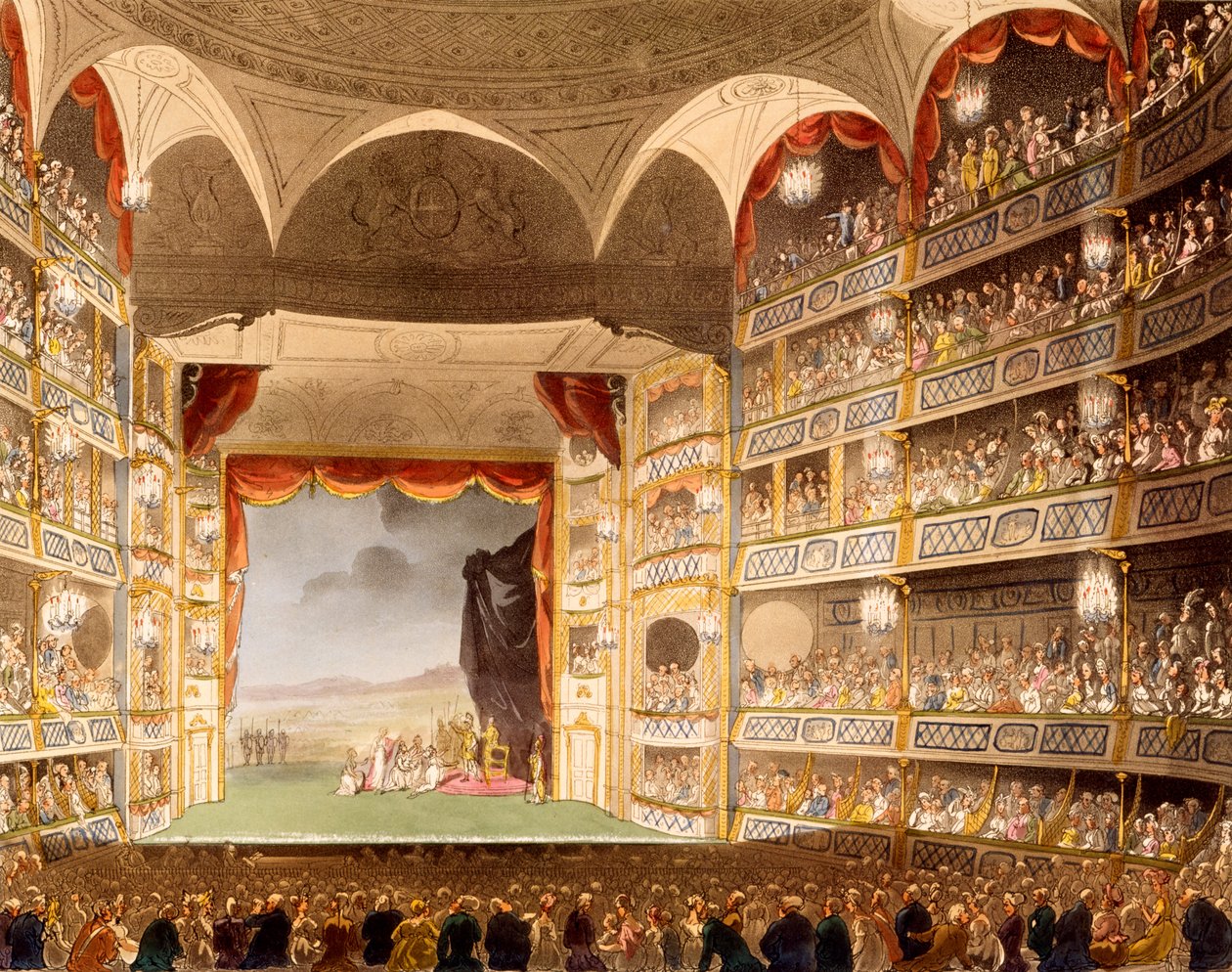 Drury Lane Theatre, Illustration aus 