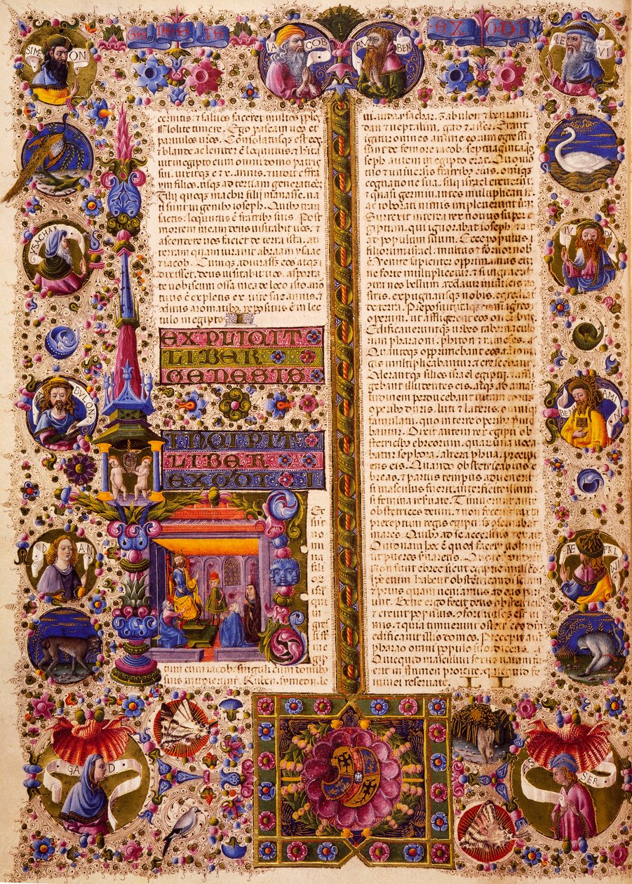 Das Buch Exodus, aus Band I der Bibel von Borso d