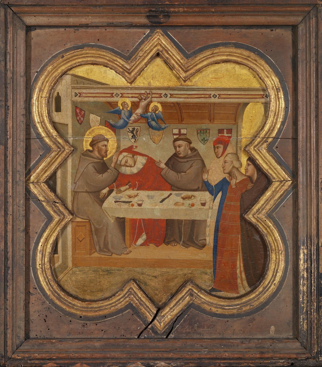 Tod des Edlen von Celano von Taddeo Gaddi