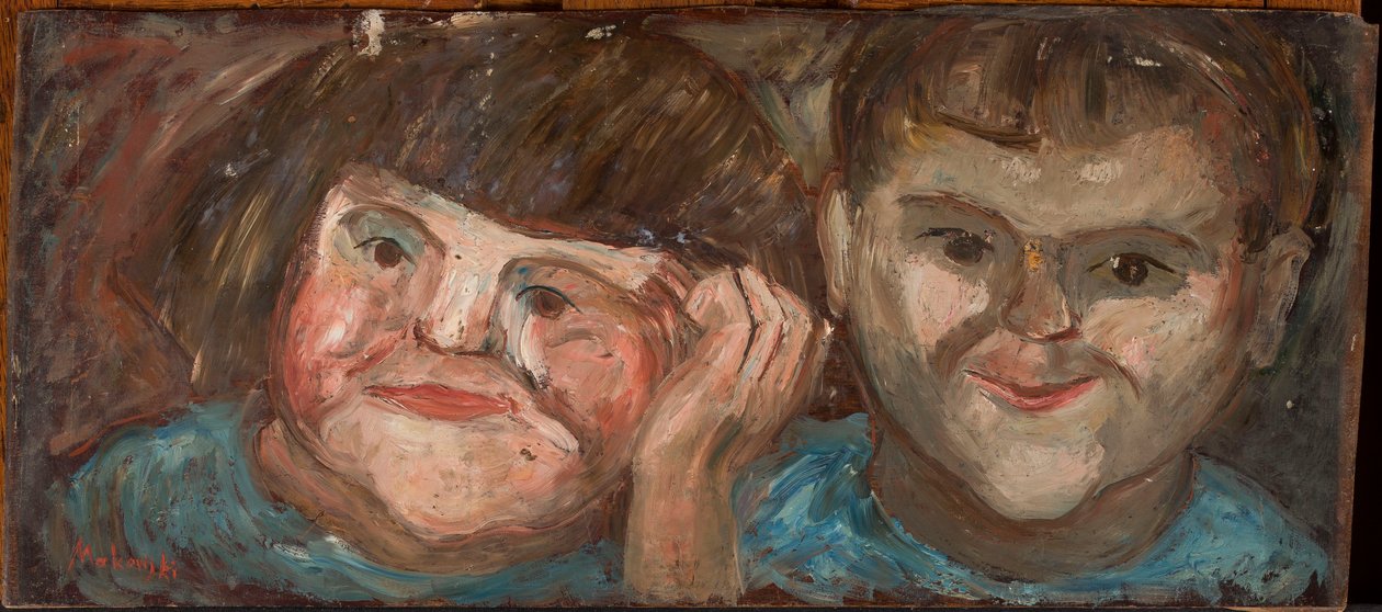 Zwei Kinder von Tadeusz Makowski