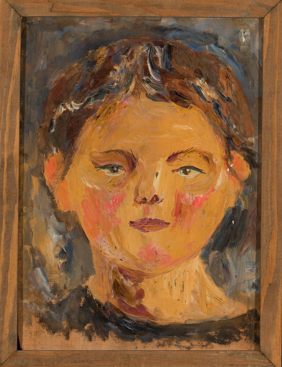 Kopf eines Mädchens von Tadeusz Makowski