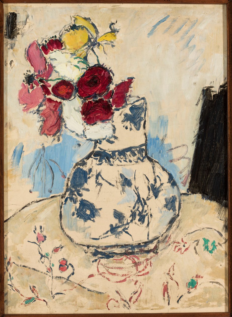 Blumen in einer Vase von Tadeusz Makowski