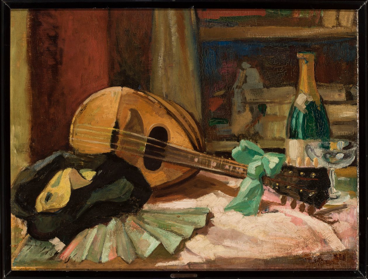 Stillleben mit Mandoline von Tadeusz Makowski