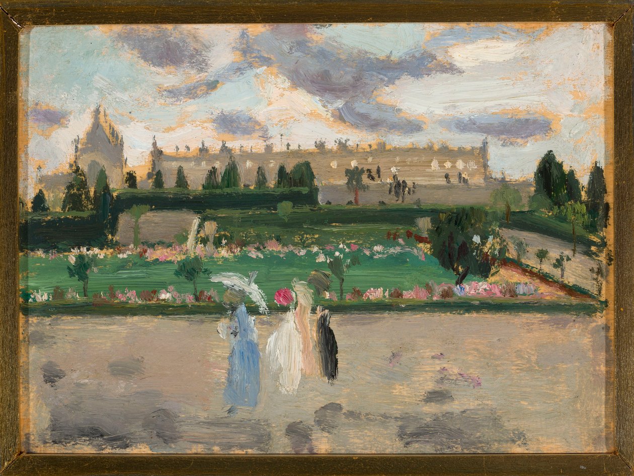 Städtische Landschaft (Esplanade des Invalides) von Tadeusz Makowski